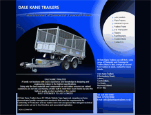 Tablet Screenshot of dalekanetrailers.co.uk
